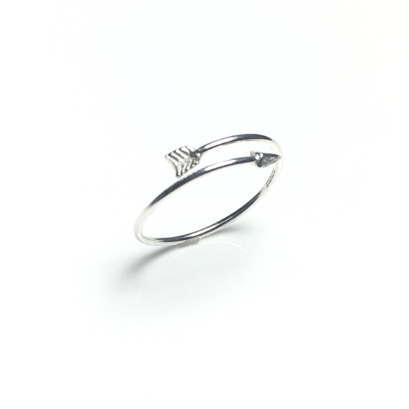 [#A123] 925 Silver Arrow Ring - Picture 3 of 7